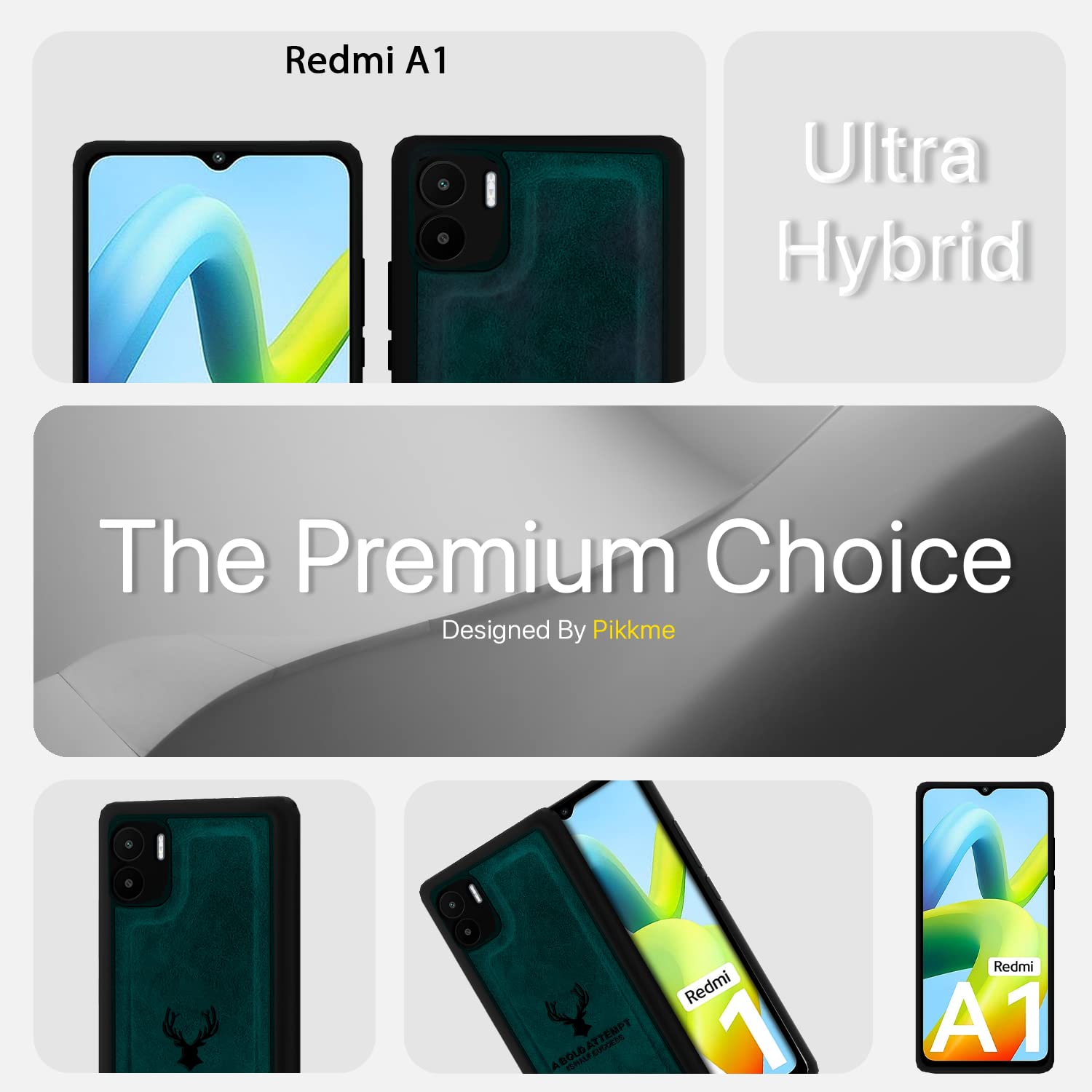 Pikkme Redmi A1/A2 blue phone cover – photo 2