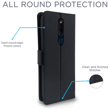 Pikkme Oppo F11 Pro Wallet black flip case – photo 4