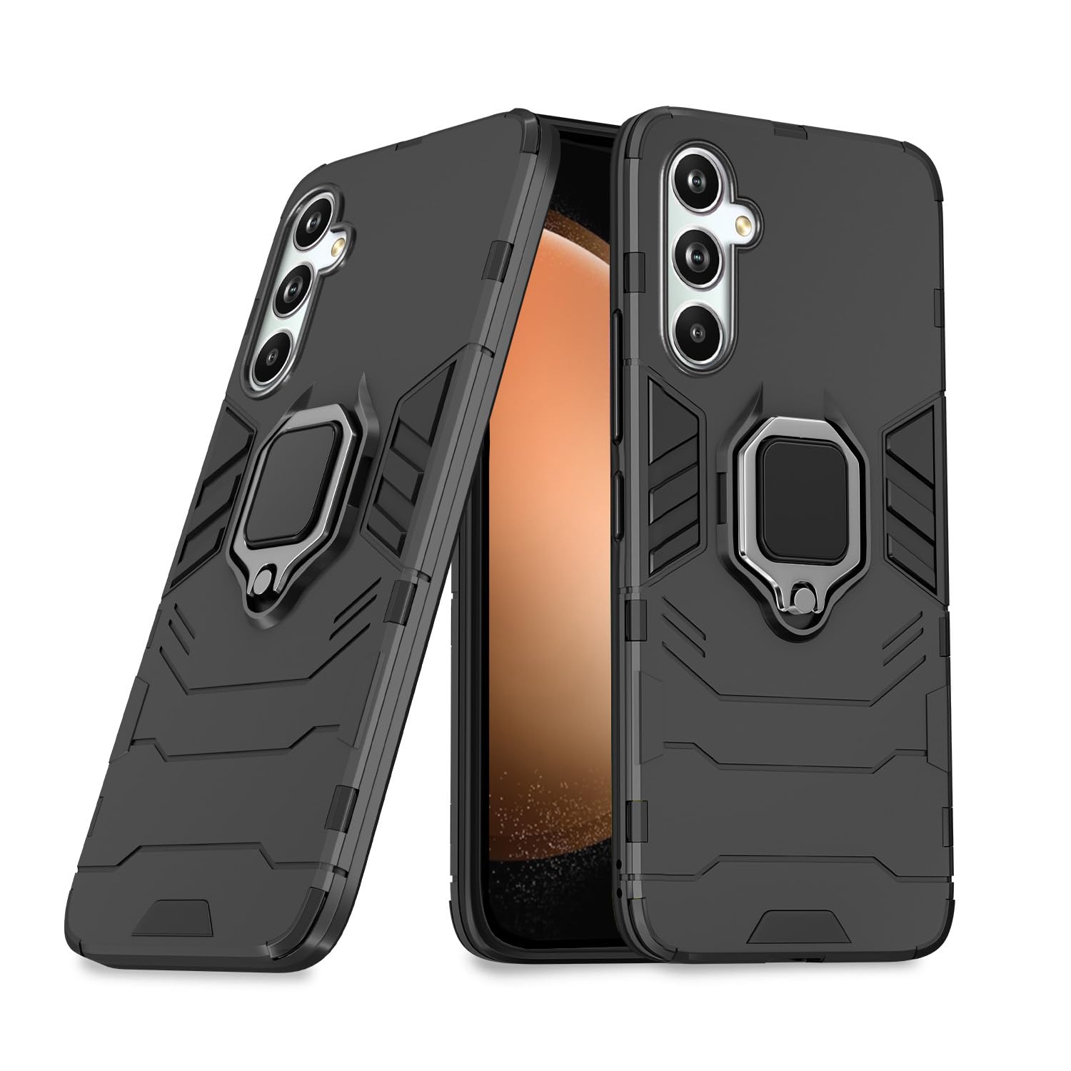 Pikkme Samsung S23 FE 5G D5 Tough Armor black back cover