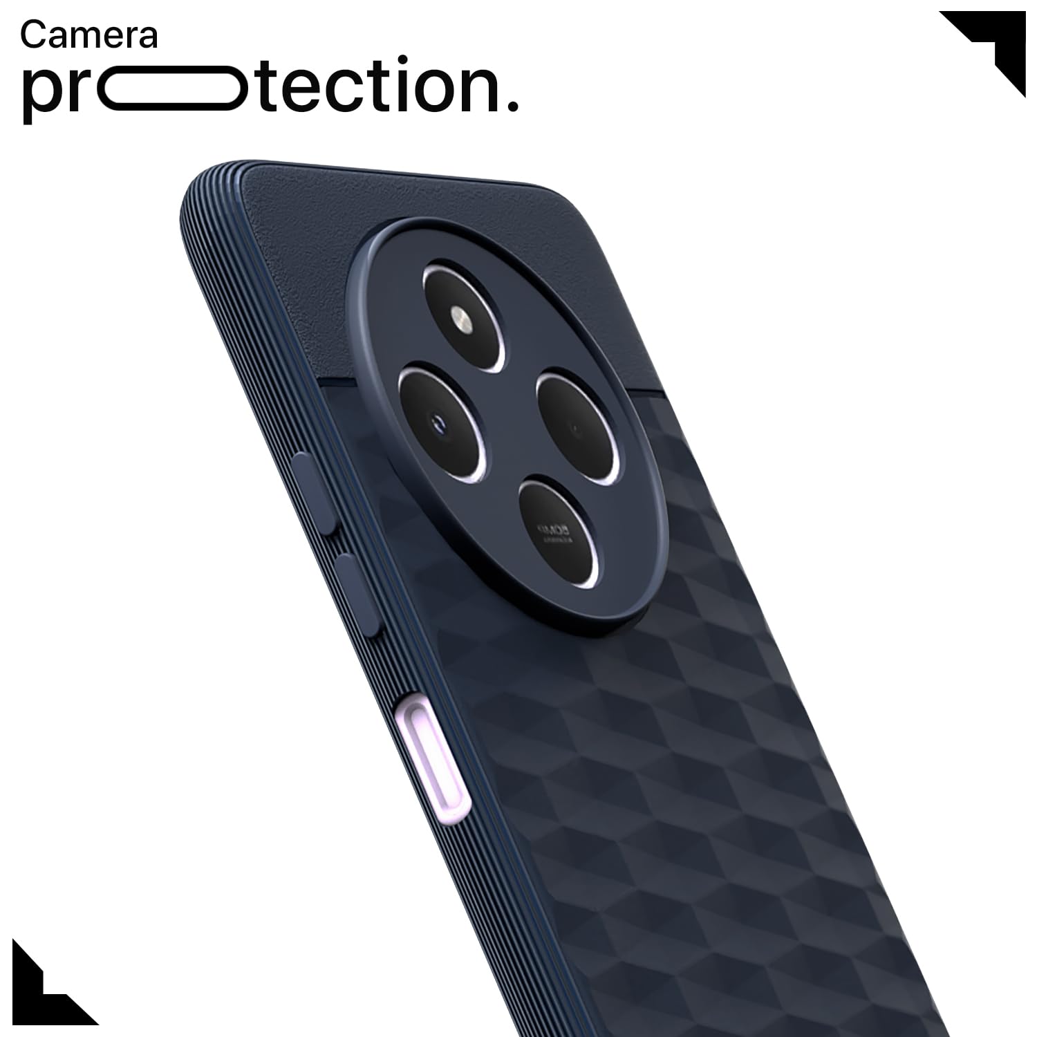 Pikkme Redmi 14c/A4/Poco C75 5G Silicone blue mobile cover – photo 5