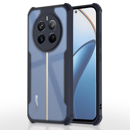 Pikkme blue Clear mobile back cover for Realme 12 Pro/12 Pro Plus 5G