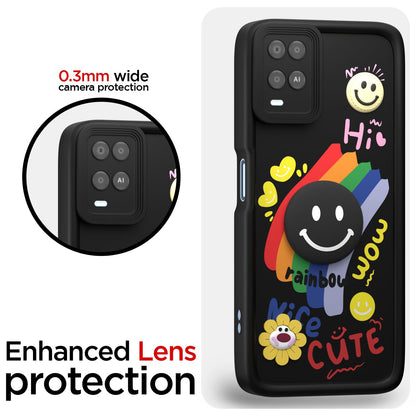 Black Soft Silicone back cover for Oppo A54 – Pikkme – photo 5