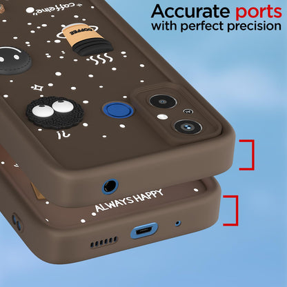 Pikkme Redmi 12C 4G/3D Silicone brown phone cover – photo 4