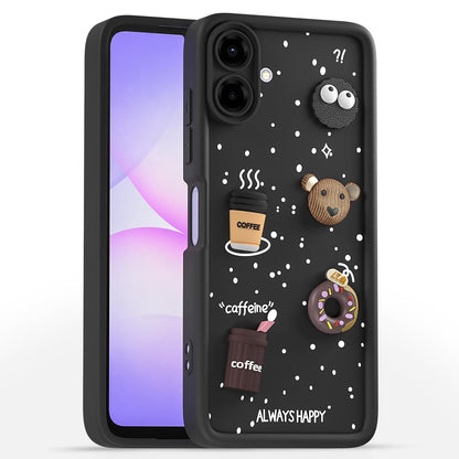 Samsung F70e 5G/M07/F07/A07/A07 5G phone cover in black by Pikkme