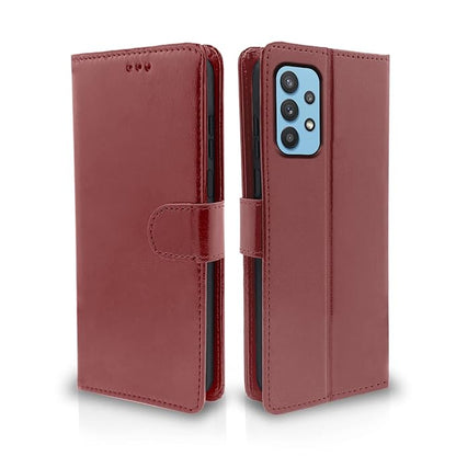 Samsung Galaxy M32 5G Brown FlipCover