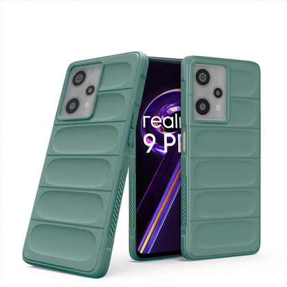 Pikkme Realme 9 Pro 5G Liquid Silicone green back cover