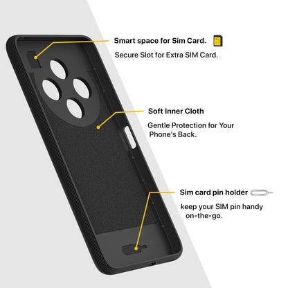 Pikkme Redmi 14c/A4/Poco C75 5G Silicone black back cover – photo 6