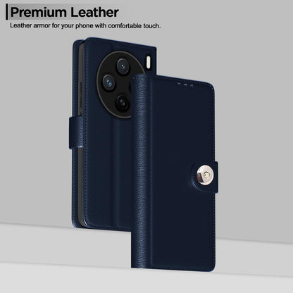 Blue Button flip cover for Vivo X200 5G – Pikkme – photo 2