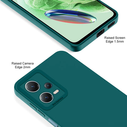 Green Liquid Silicone back cover for Redmi Note 12 5G – Pikkme – photo 2