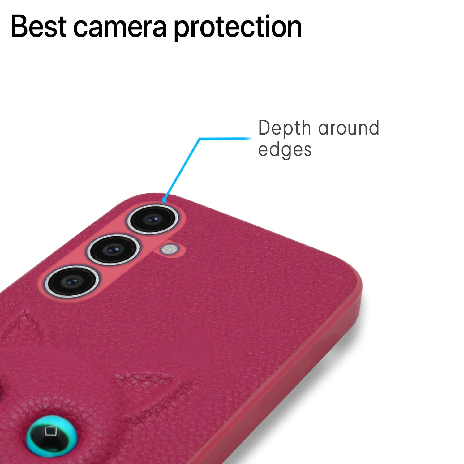 Pikkme Samsung Galaxy S23 FE 5G Kitty Back Cover (Pink)
