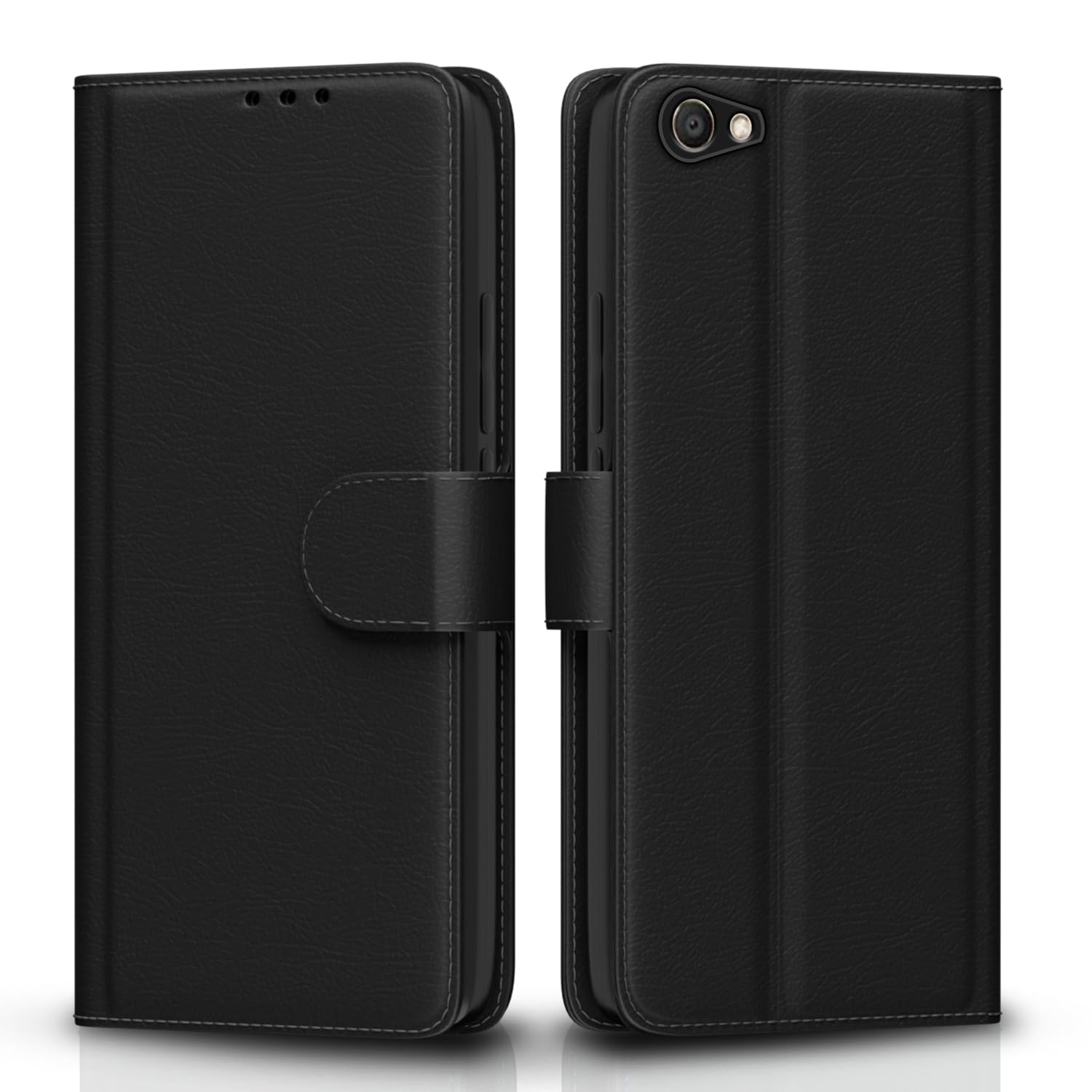 Pikkme Vivo V5/V5S/Y66/Y67 Wallet black flip case