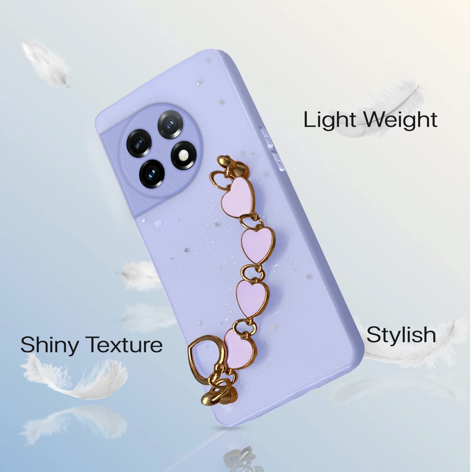 Pikkme purple Chain mobile cover for OnePlus 11 5G – photo 6