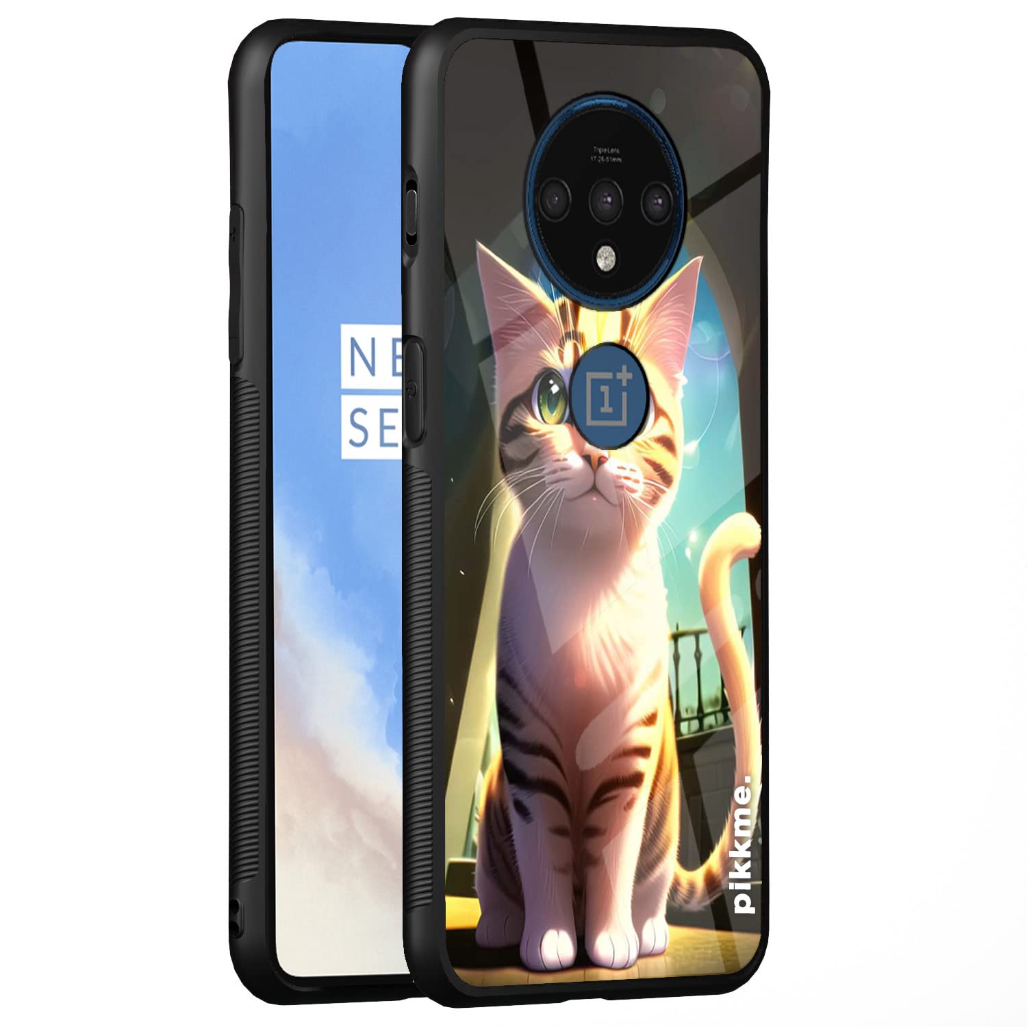 OnePlus 7T Cat mobile cover by Pikkme