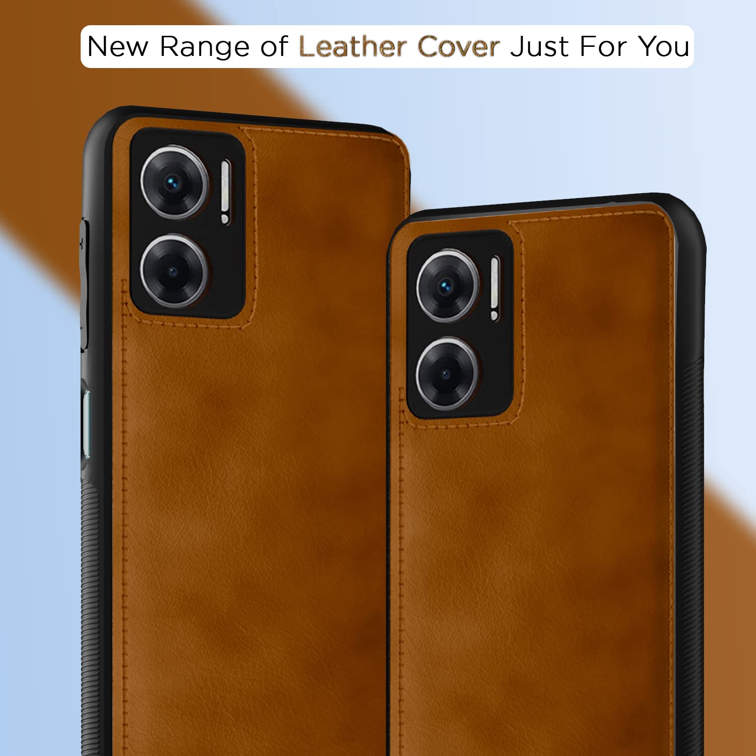 Pikkme brown Leather phone cover for Redmi 11 Prime 5G – photo 7