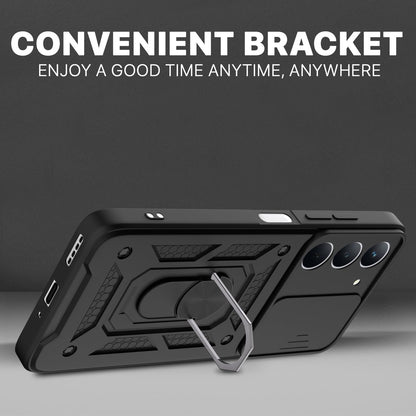 Pikkme Realme P3x 5G D10 Tough Armor Back Cover (Black)