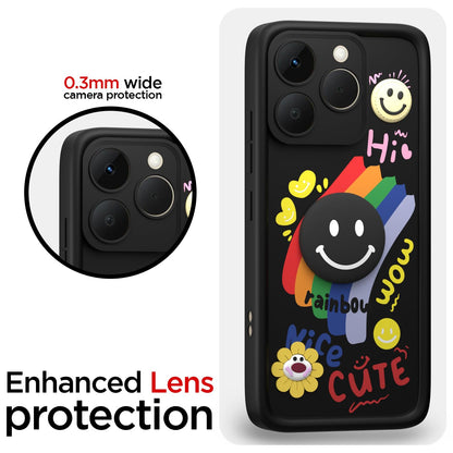 Pikkme Realme 15T/Narzo 90 5G Soft Silicone black phone cover – photo 5