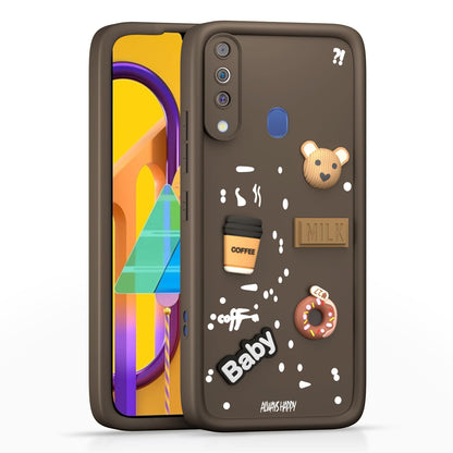 Brown mobile cover for Samsung M30/3D – Pikkme