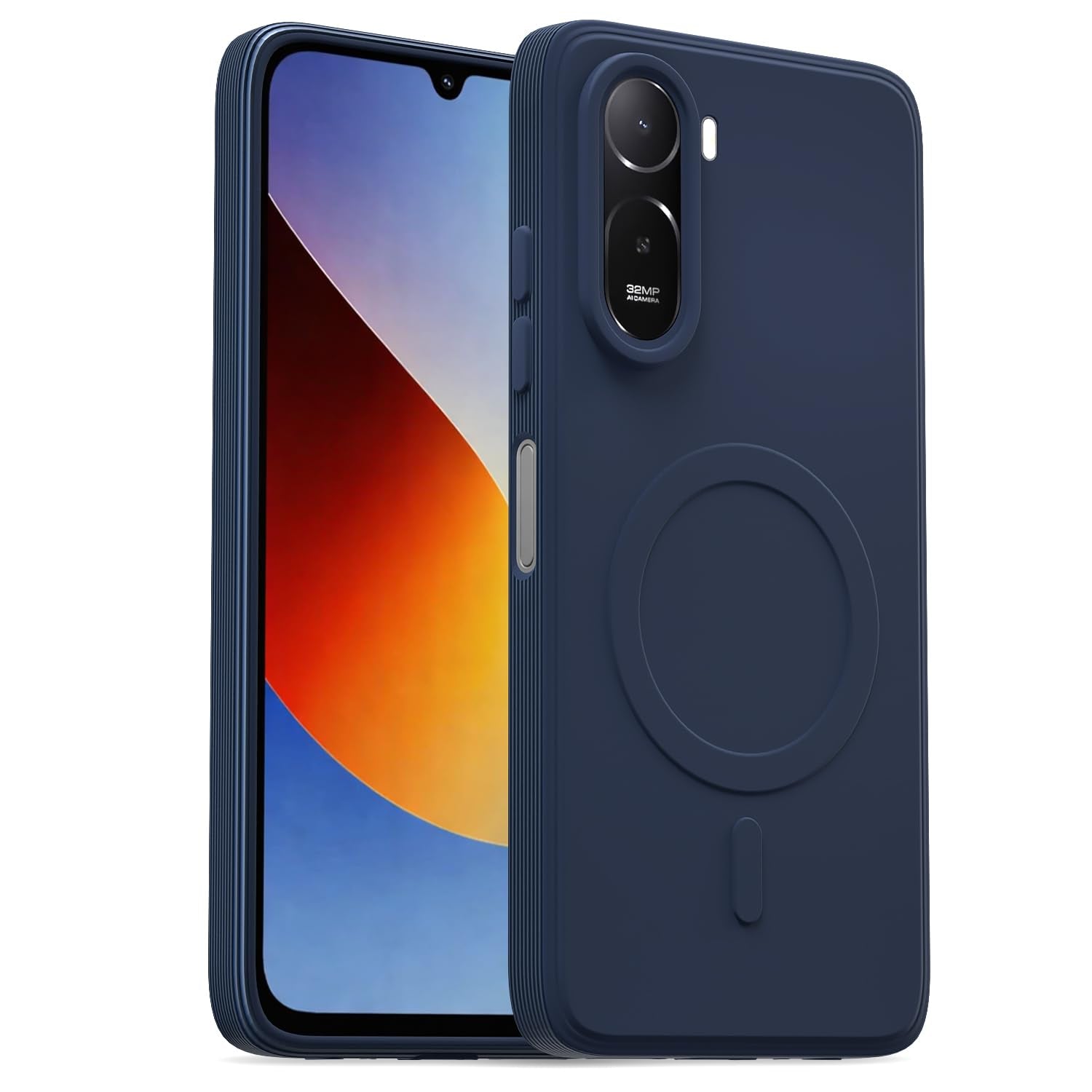 Redmi A7 Pro/Poco C85x 5G mobile cover in blue by Pikkme