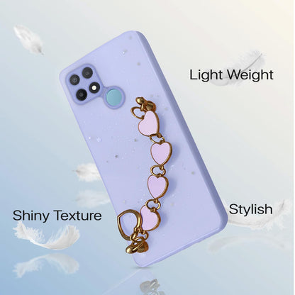 Pikkme purple Chain mobile back cover for Oppo A15/A15s – photo 6