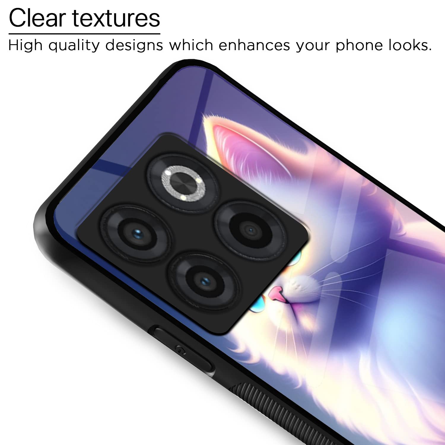 OnePlus 10T 5G Cat phone cover by Pikkme – photo 4