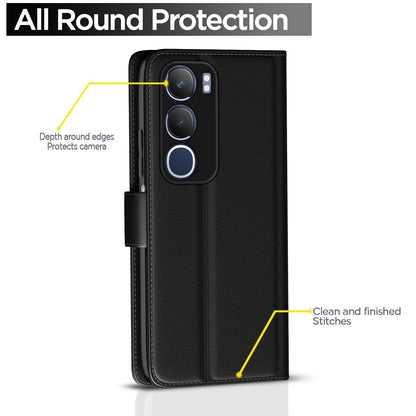 Pikkme Vivo Y19s Wallet black flip cover – photo 4