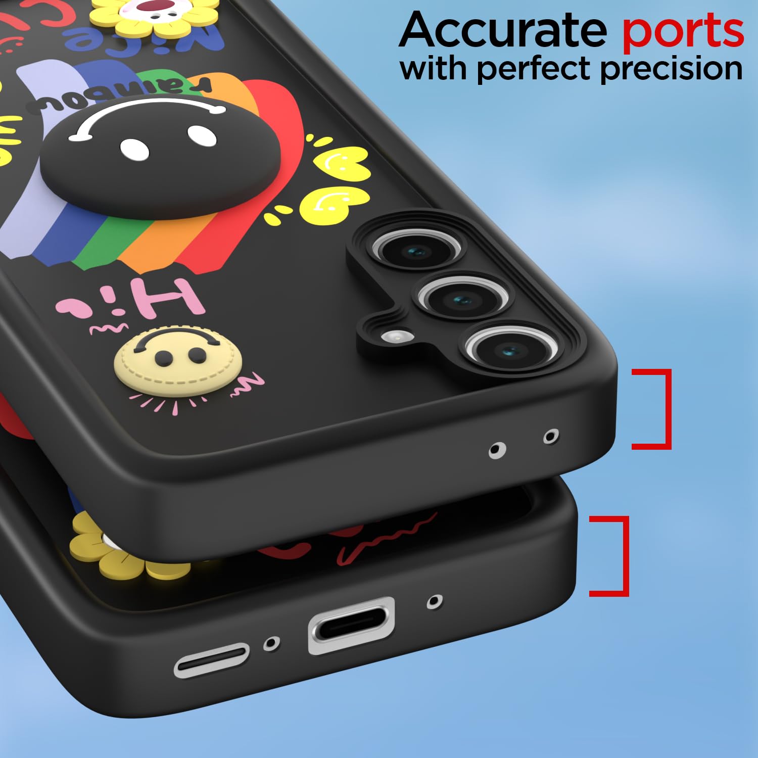 Black phone cover for Samsung S24 FE 5G – Pikkme – photo 4