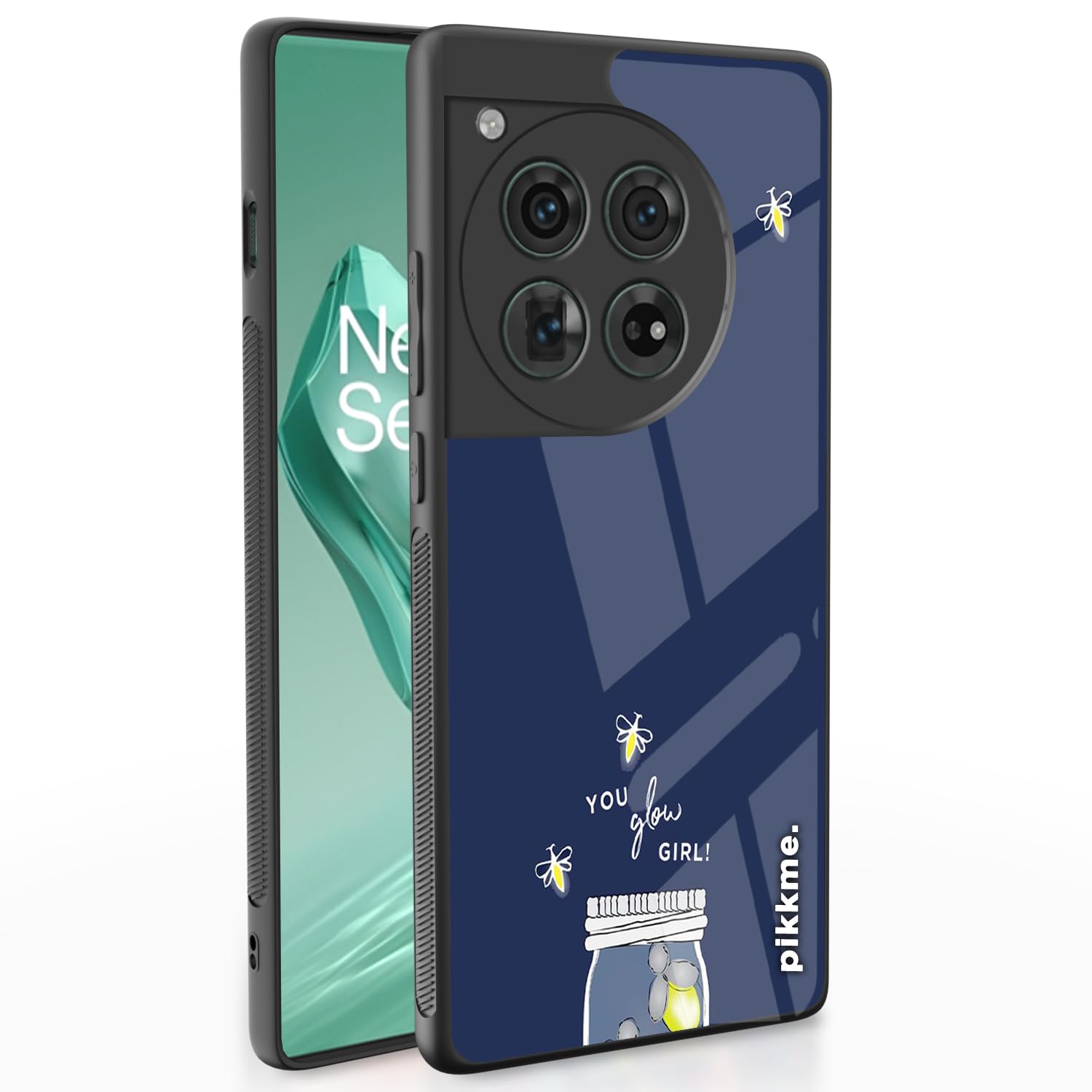 Pikkme Hybrid mobile back cover for OnePlus 12 5G