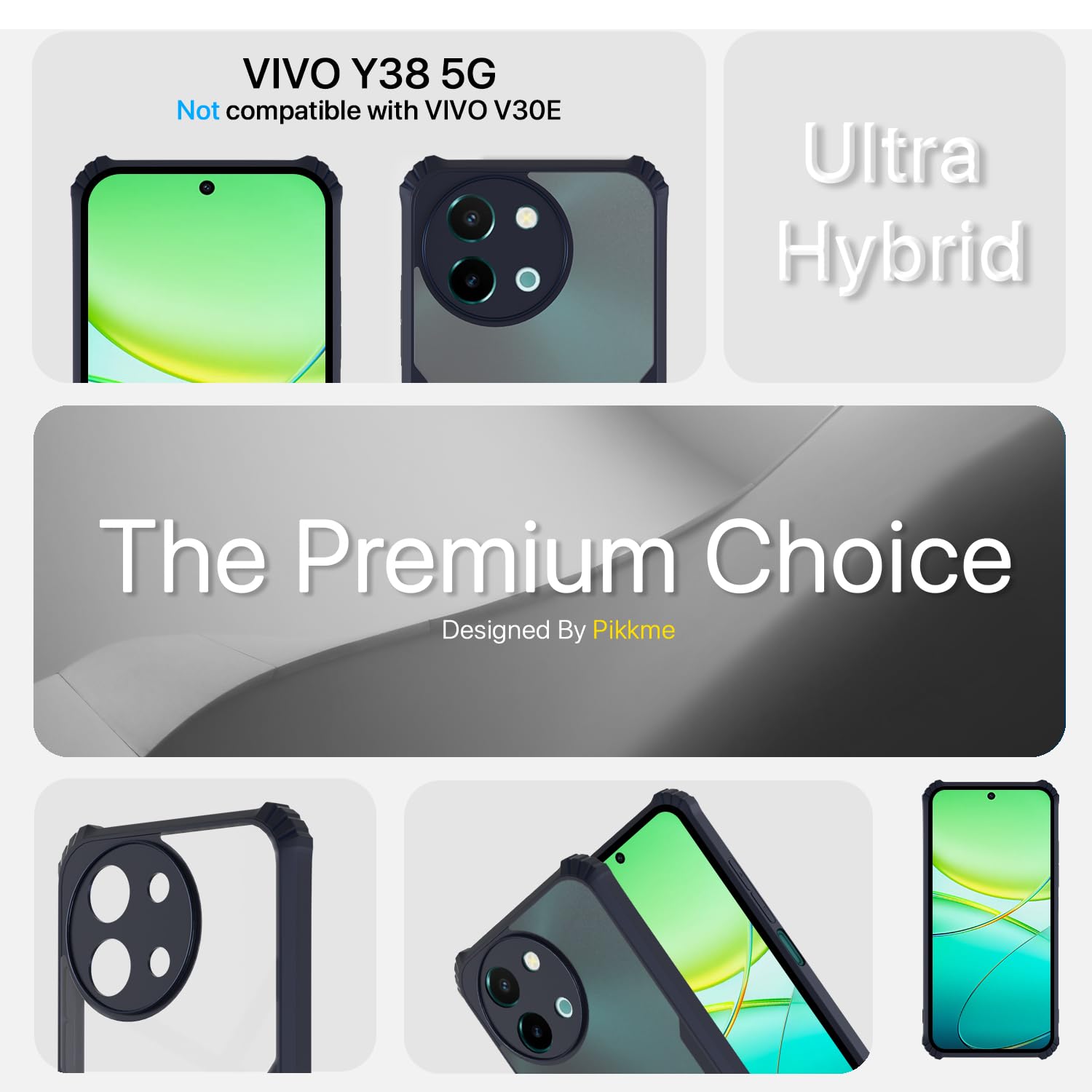 Pikkme Vivo Y38 5G blue mobile cover – photo 3