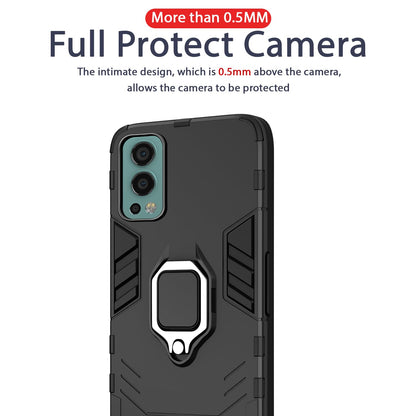 Pikkme OnePlus Nord 2 5G / OnePlus Nord 2 5G   D5 Tough Armor Back Cover | Black