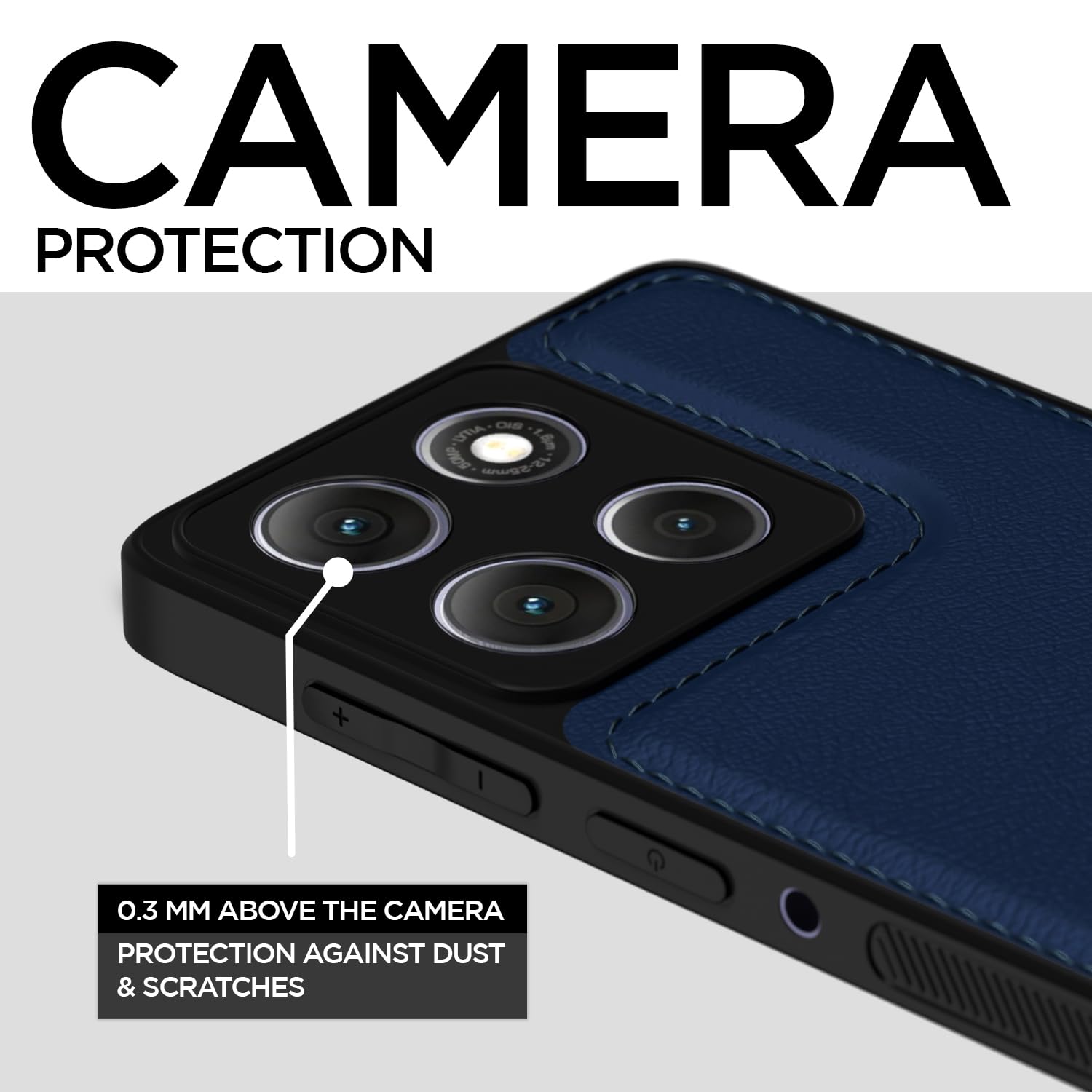Pikkme Moto G86 Power 5G blue mobile cover – photo 3