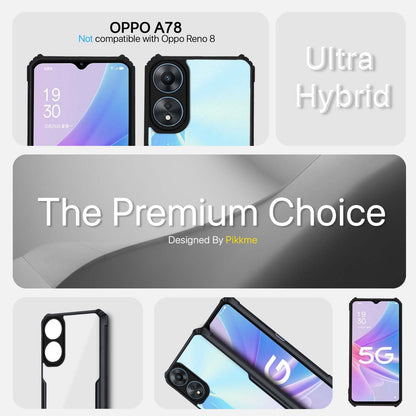 Pikkme plastic, black phone cover for Oppo A78 5G – photo 2