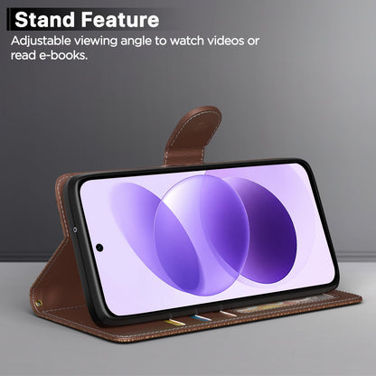 Redmi Note 17 5G Wallet wallet flip cover in tan by Pikkme – photo 3