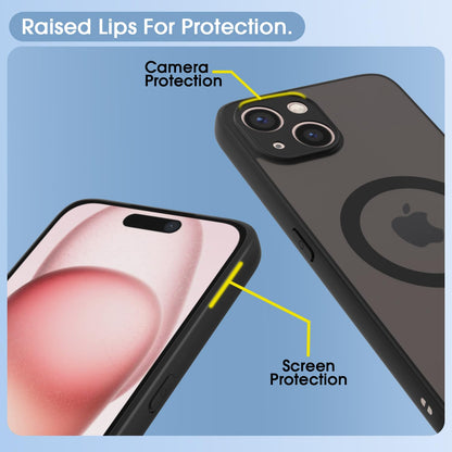 Pikkme black smoke mag-safe MagSafe phone cover for iPhone 15 – photo 4
