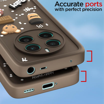 Realme 12 Plus/P1/Narzo 70/70 Pro 5G phone cover in brown by Pikkme – photo 4
