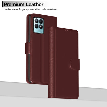 Brown Wallet flip case for Realme Narzo 50 5G/Oppo K10 5G/Oppo A57 – Pikkme – photo 2