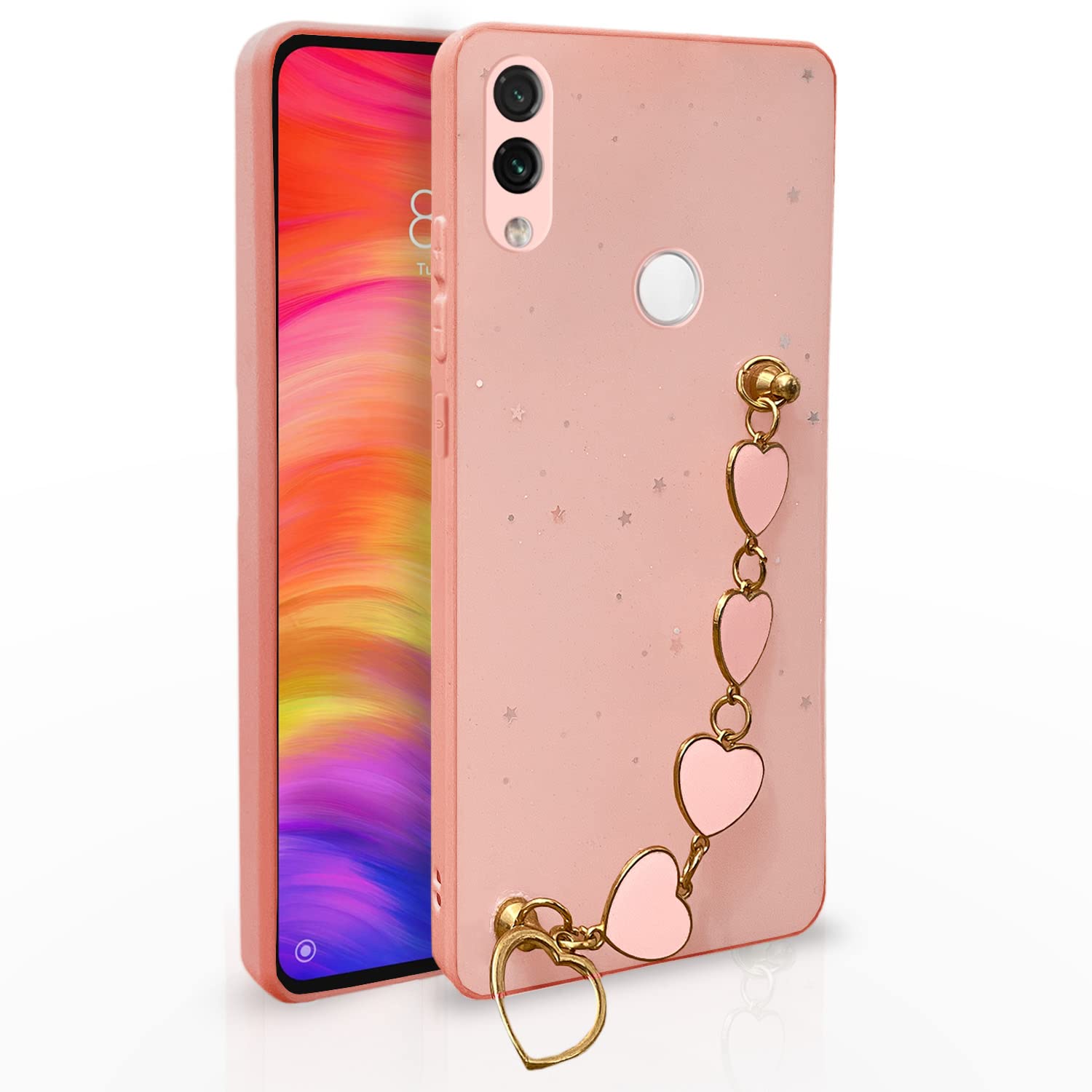 Pink Chain mobile cover for Redmi Note 7/Note 7 Pro/Note 7s – Pikkme