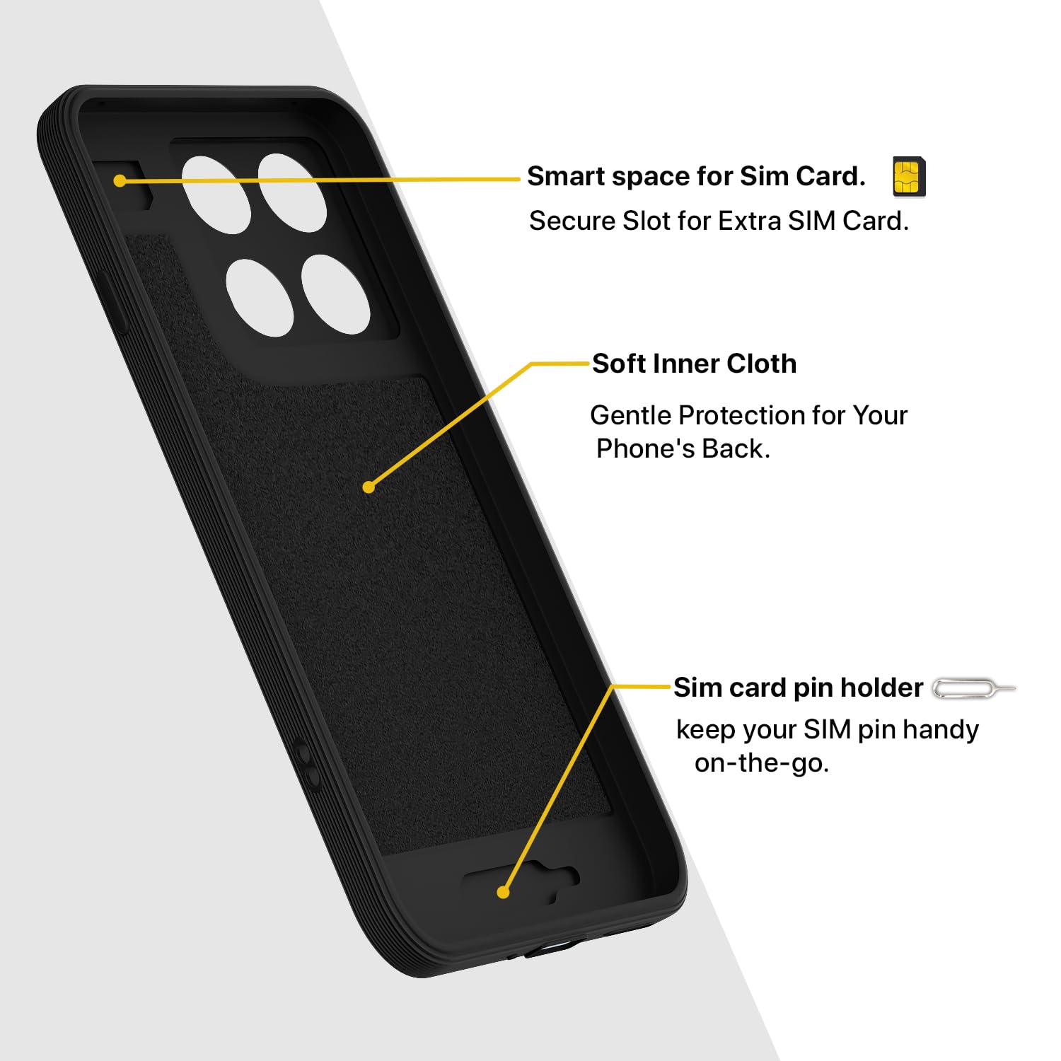 Pikkme black MagSafe mobile cover for Moto Edge 70 Max 5G – photo 6
