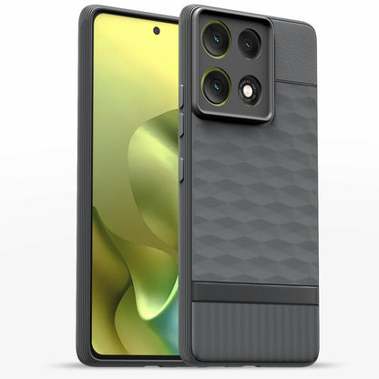 Grey mobile back cover for Moto G86 Power 5G – Pikkme
