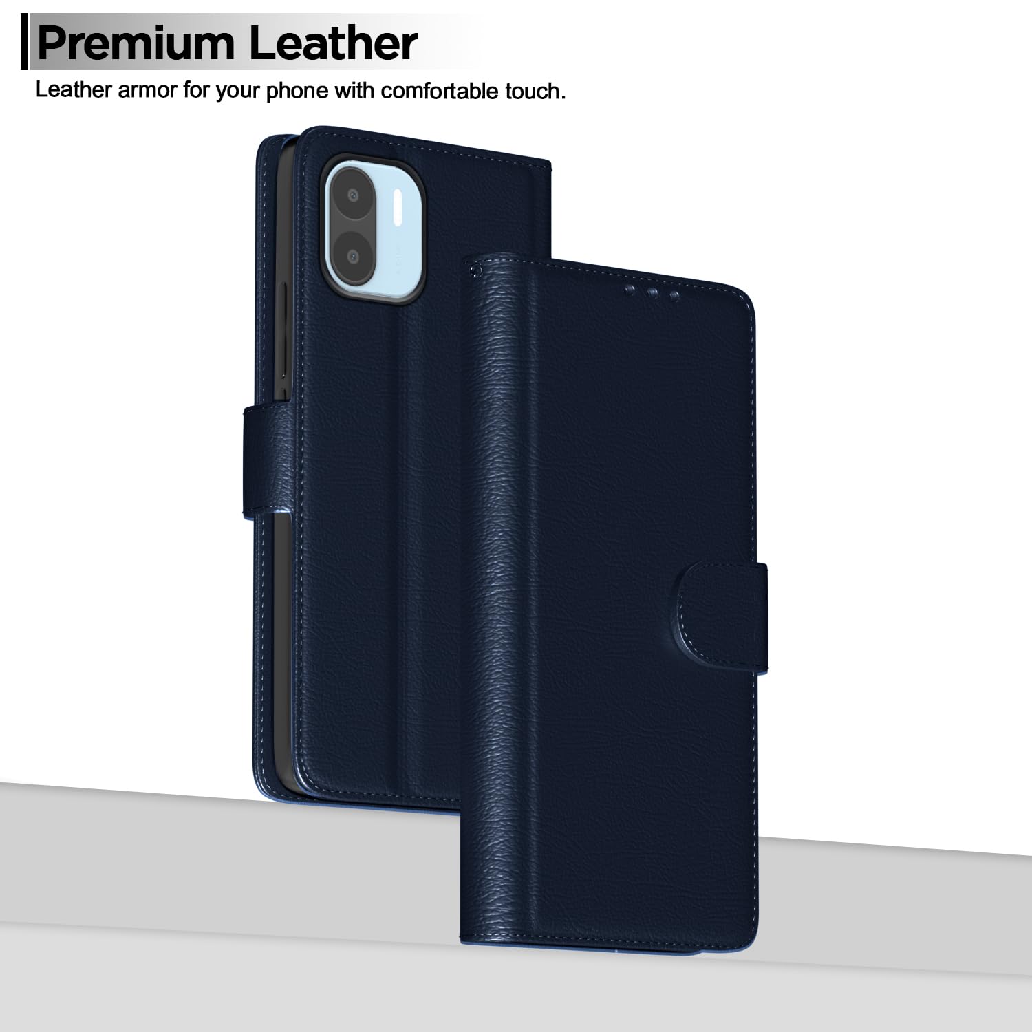 Blue Wallet mobile flip cover for Redmi A1/A2 – Pikkme – photo 2