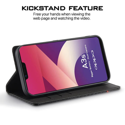 Oppo A3s Wallet flip case in black by Pikkme – photo 5