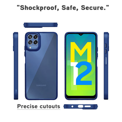 Pikkme Samsung M12/A12/F12 Chrome blue mobile cover – photo 3