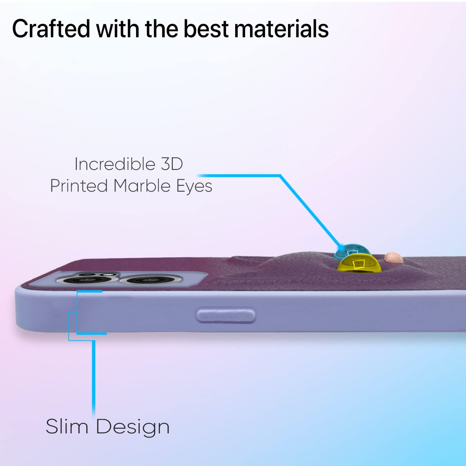 Pikkme OnePlus Nord CE 2 5G Cat purple back cover – photo 4
