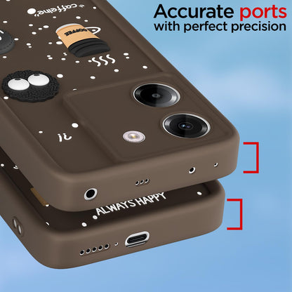 Brown Silicone phone cover for Poco M7 Pro 5G/3D – Pikkme – photo 4