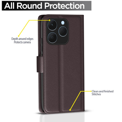 Pikkme Realme 15T/Narzo 90 5G coffee flip cover – photo 4