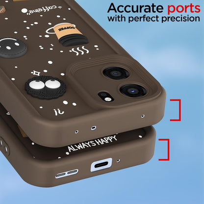 Pikkme brown Silicone mobile cover for OnePlus Nord CE 6 5G/3D – photo 4