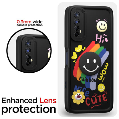 Black Soft Silicone mobile cover for Realme 7/Narzo 30 4G/Narzo 20 Pro – Pikkme – photo 5