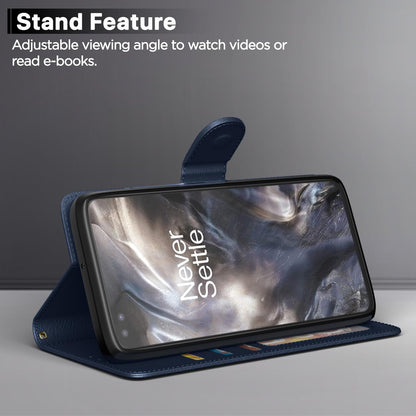OnePlus Nord flip case in blue by Pikkme – photo 3