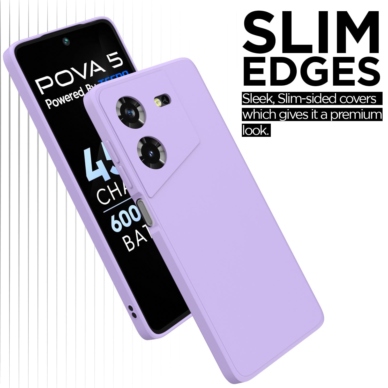 Tecno Pova 5/Pova 5 Pro 5G mobile cover in purple by Pikkme – photo 3