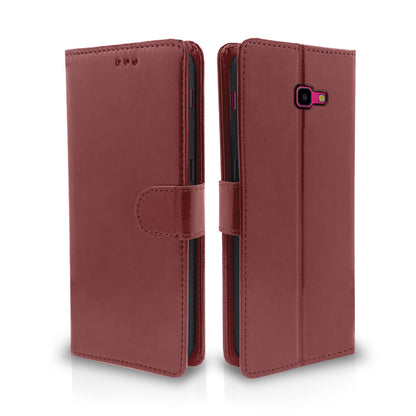 Samsung J4 Plus/J4 Wallet flip case in brown by Pikkme
