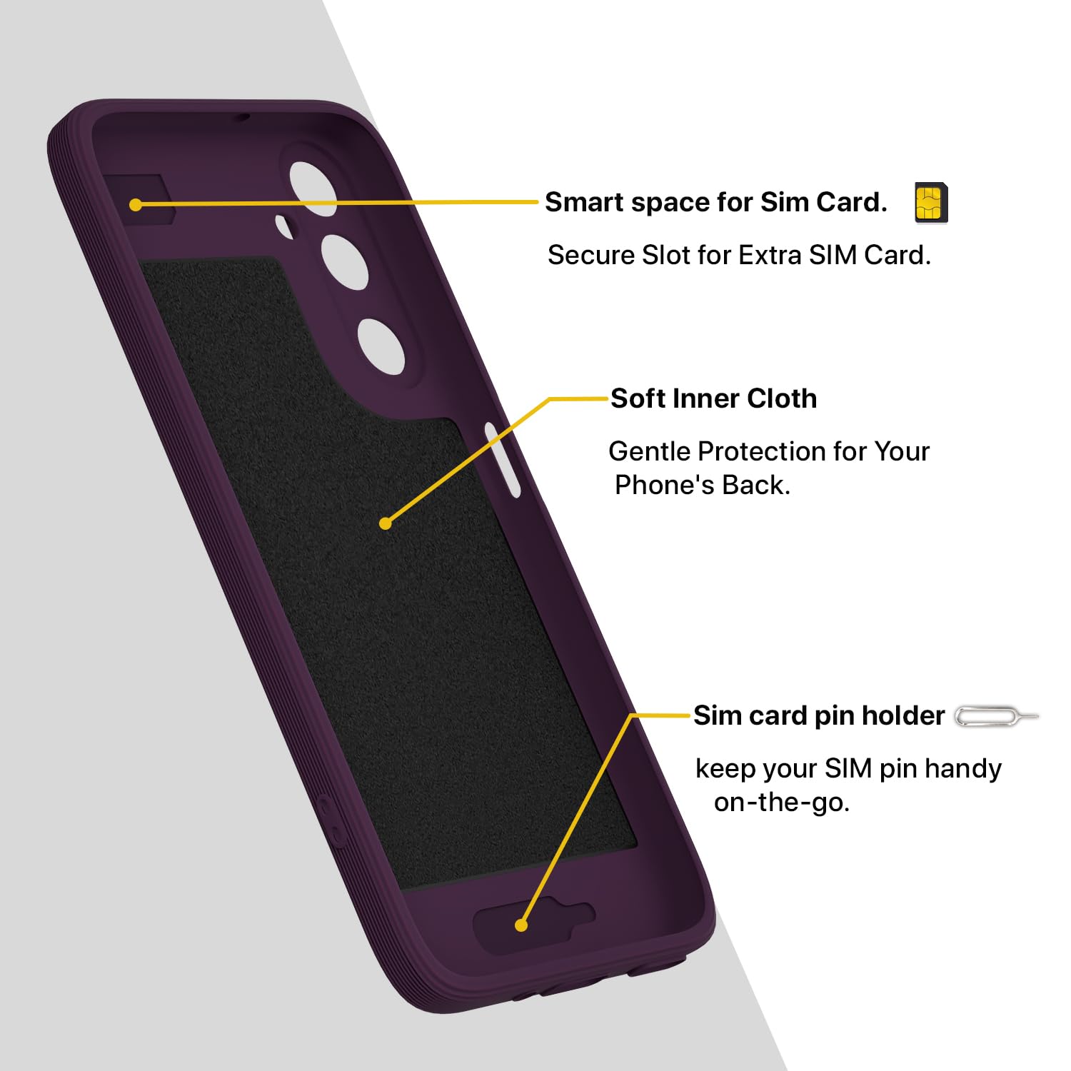 Purple mobile back cover for Samsung M17/A17/F17 5G – Pikkme – photo 6